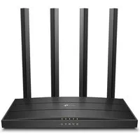 tp-link ARCHER C6 WLAN-Router, Dualband Gigabit, 4x LAN-Port, MU-MIMO IPTV WPA3, 4x externe Antennen