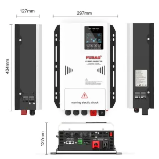[EU Direct] FCHAO 030KHP-05A-B Pure Sine Wave Solar Inverter, 3KW/4KW/5.5KW 12V/24V/48V DC To 230V AC Invertor with Wifi