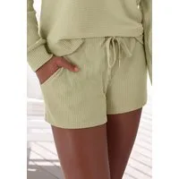 s.Oliver Sweatshorts Kurze Hose aus Ripp-Qualität mit seitlichen Taschen, Loungewear