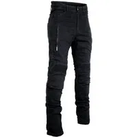 MDM Motorradhose Motorradhose Herren Motorradjeans Grau mit Protektoren, Aramid Motorradjeans Herren mit Aramid Verstärkung