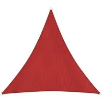 Windhager Sonnensegel Capri Dreieck, 3x3x3m, rot