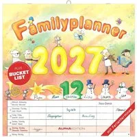 Wandkalender Familienplaner Cartoon 2027