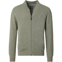 Redmond Strickjacke REDMOND Casual Herren Strickjacke Zipper Comfort Salbeigrün
