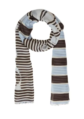 s.Oliver - Tuch blau/braun/mehrfarbig - Gr. - ONESIZE