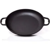 BBQ Nerd Paellapfanne Gusseisen Paellapfanne Ø36cm 6 Personen 