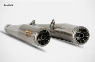 Sport Auspuff ZARD Trofeo Edelstahl POLIERT Moto Guzzi V7 850 Bj.2025-2026 EURO5+/ABE/eintragungsfrei