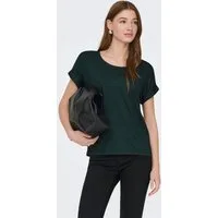ONLY T-Shirt ONLMOSTER – Kurzarmshirt mit Aufschlag und klassischem Look Viskosemischung, regular fit