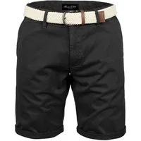 Amaci&Sons Chinoshorts BERWYN Chinoshort inkl. Gürtel Herren Bermuda Short Hose Regular Fit inkl. Gürtel