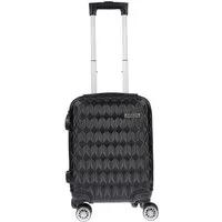 Christian Wippermann Koffer Handgepäck Trolley Handgepäckkoffer Reiskoffer Hartschale Bordgepäck, 4 Rollen, mit TSA-Schloss