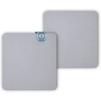 matches21 HOME & HOBBY Abtropfmatte 2er Set Geschirr Abtropfmatten, in grau-beige 40x40 cm, Saugstarke Spülmatte & Kaffeematte Leder-Optik