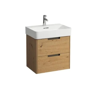 LAUFEN Waschtischunterschrank JUNA 400x521x515 2 Schubl m. Griffmulde f.WT H810283 wildeiche, H41159 H4115921092671
