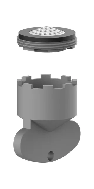 Keuco Strahlregler Ersatzteil ARM 50100 m. Zubehör, passend zu 51130, 50100000308 50100000308