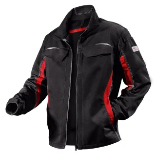 KÜBLER PULSSCHLAG Jacke schwarz/mittelrot 56 - 1324 5353-9955-56