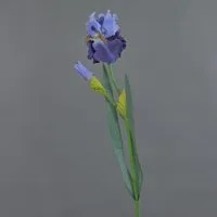 Kunstblume Künstliche Iris, blau, Deluxe, 70cm Iris, artplants, Höhe 70.0 cm