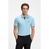 BOSS GREEN Poloshirt Paul Stretch-Baumwoll-Pique mit Polokragen