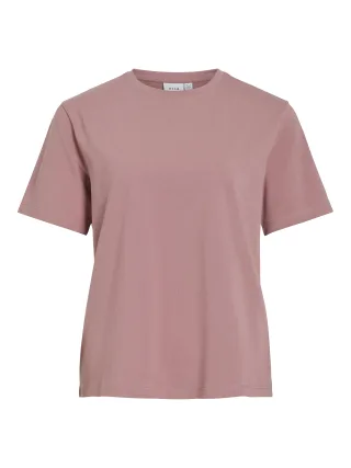 VILA - VINORA S/S T-SHIRT - NOOS Nostalgia Rose - Gr. - XL