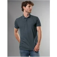 Trigema Poloshirt TRIGEMA Slim Fit Poloshirt aus DELUXE-Piqué (1-tlg)