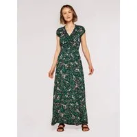 Apricot Maxikleid Maxikleid mit Blumenmuster