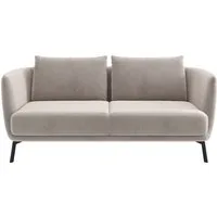 SCHÖNER WOHNEN-Kollektion 2,5-Sitzer Pearl, hochwertig und komfortabel, - 5 Jahre Hersteller-Garantie, auch in Bouclé, Maße (B/H/T): 190/71/91 cm, Füße Metall