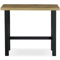 DUBI Möbel Bartisch LOTTE, schweres 4-Fuß oder X-Gestell, Metallgestell, Holztischplatte aus MDF