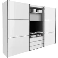 Wimex Schwebetürenschrank Magic by fresh to go tolles EXTRA: mit drehbarem TV-Element, Fronten aus Glas