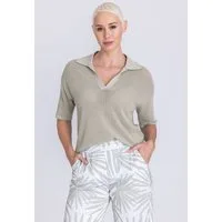 TUZZI Strickpullover mit Polokragen