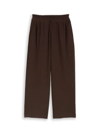 Denim Tom Tailor - Crinkle Culotte Hose cool dark brown - Gr. - XS