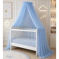 Baby Fancyroom Betthimmel Betthimmel aus 12 Meter Tüll aus 1. Klasse für Kinderbett Gitterbett, Himmel für Babybett Kinderbett