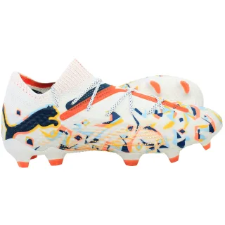 Puma Future Ultimate 7 FG/AG "Creativity Pack" Weiße Herren-Fußballschuhe