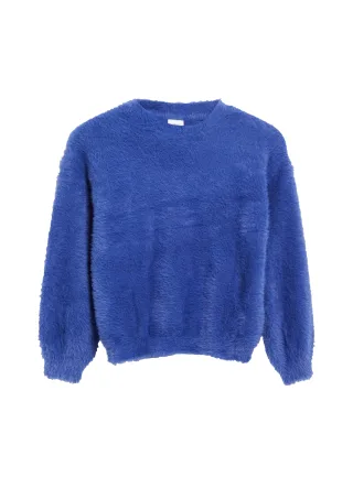 s.Oliver - Strickpullover blau - Gr. - 140
