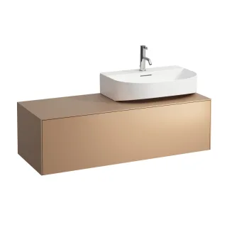 LAUFEN Waschtischunterschrank SONAR f.HWB H816341/2 1175x455 1 Schubl. Ausschnitt re Kupfer, H405453 H4054530340411
