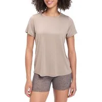 Energetics T-Shirt DA.-T-SHIRT GIANNA SHORT SLEEVE W mit längerem Schnitt hinten, aus Jersey, Loose Fit