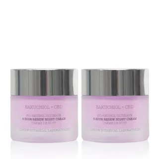 2 x Bakuchiol + CBD | Bio-Retinol Ultimate 8-Hour Renew Nachtcreme 50ml