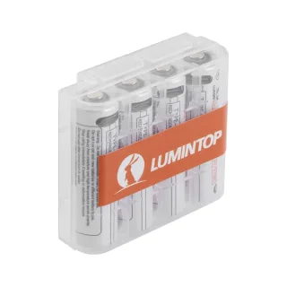 Lumintop 14500 Lithium Battery with TYPE-C Direct Charging Port 3.7V/3.7wh 1000mAh Rechargeable Cell For Flashlights, RC
