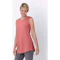 Sieh an! Shirttop Longtop Ärmellos