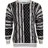 Cascallo Strickpullover Emilio - Gestrickter Luxus Designer Rundhals-Pullover Regular Fit (1-tlg) 3D Optik