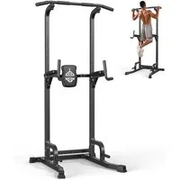 Sportsroyals Klimmzugstange für Zuhause & Heimfitness, bis 180 kg Belastung (1-tlg), Power Tower, Dip-Station, Kraftstation