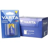 VARTA Varta 4922 Longlife Power 9V-Block 10er Blister Packung Batterie