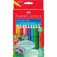 Faber-Castell Buntstift Jumbo Grip 12er-Kartonetui