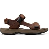 Clarks Clarks Saltway Edge 26184777 7, Sandaletten, Braun, Herren Sandalette