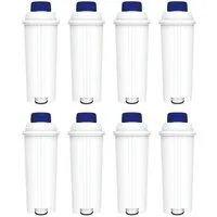 Comedes Wasserfilter 8er Set einsetzbar statt DeLonghi DLSC002, Zubehör für verschiedene Delonghi Kaffeevollautomaten