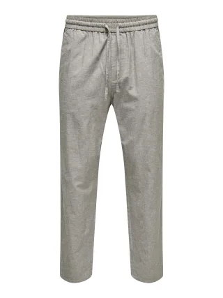ONLY&SONS - ONSLINUS CROP 0007 COT LIN PNT NOOS Bungee Cord - Gr. - XXL