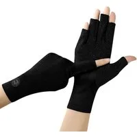 Bwecuy Fahrradhandschuhe UV-Sonnenschutz-Handschuhe für Damen, Eisseide, Touchscreen