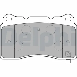 Delphi Bremsbel?ge vorne Mitsubishi Opel Subaru