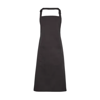 Premier Ladies/Womens Colours Bip Schürze mit Tasche (Charcoal)