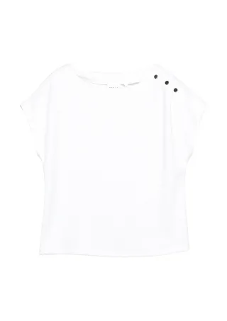 comma - T-Shirt weiß - Gr. - 42