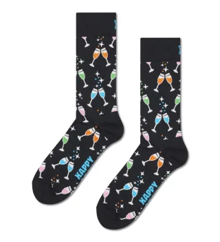 happy socks - Cheers Sock Schwarz - Gr. - 43.5