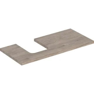 Geberit ONE Waschtisch-Platte, Ausschnitt links, für Aufsatzwaschtisch Schalenform 505294006