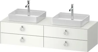 Duravit White Tulip Konsolenwaschtischunterbau wandhängend Weiß Seidenmatt 1600x550x408 mm - WT4996B WT4996B36360000