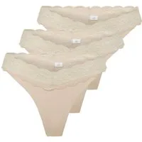 ONLY Tanga ONLCHLOE LACE S.S THONG 3-PACK ACC (Packung, 3-St)